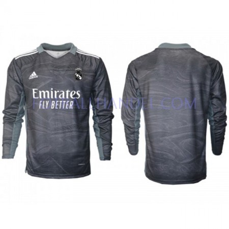 Herre Fotballdrakter Keeper Real Madrid Hjemme 2021-22 Langermet